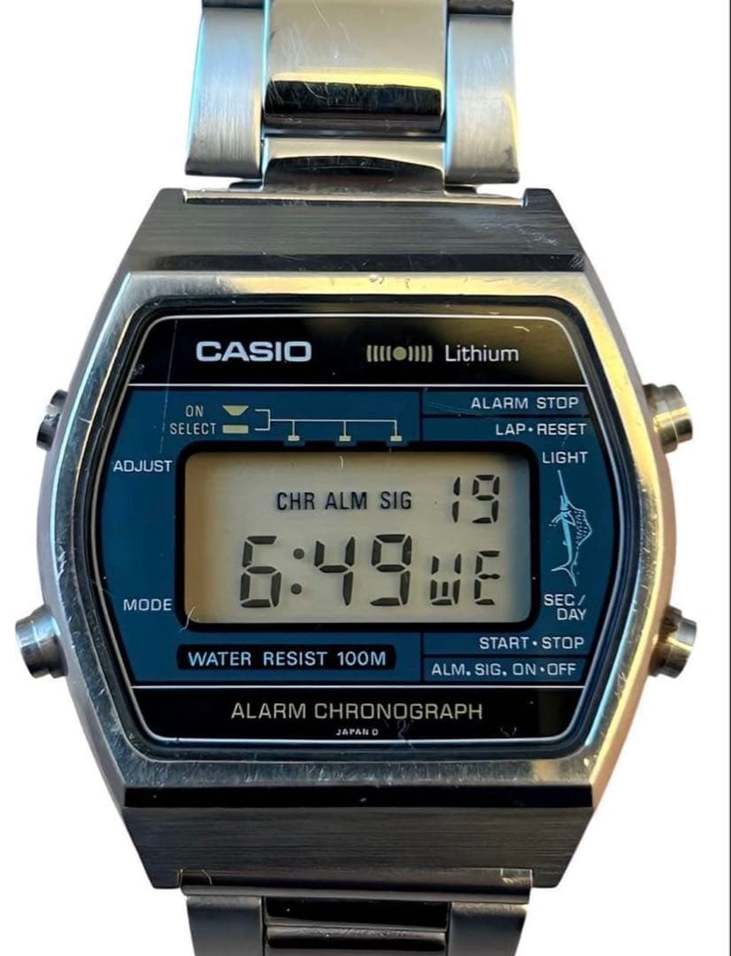 【CASIO】W-250 ヴィンテージ 整備済み　電池交換済み