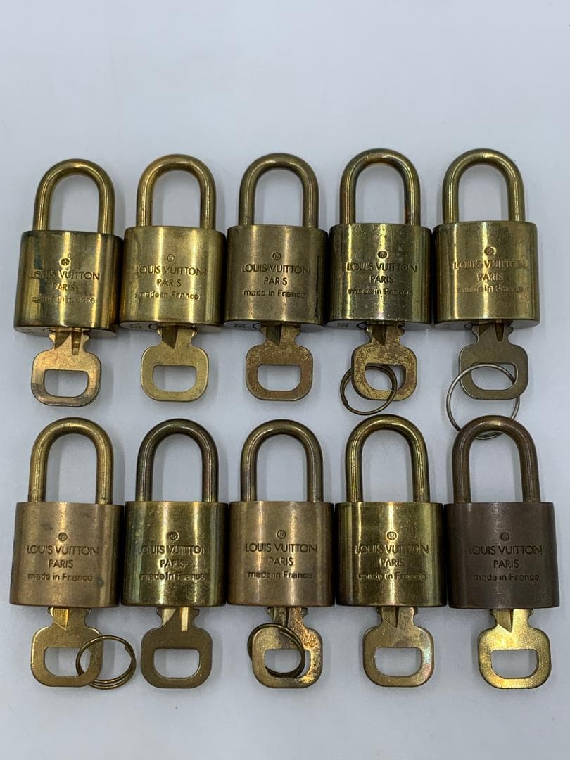 ピュアハニー✨即購入歓迎　ルイヴィトン パドロック 鍵 10個セット