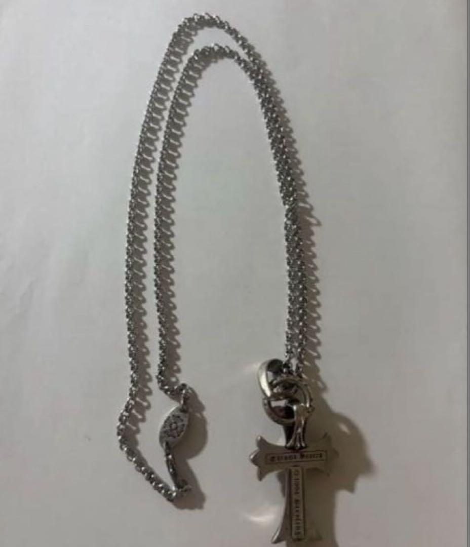 シルバー クロスモチーフ ネックレス【本日中お値下げ】