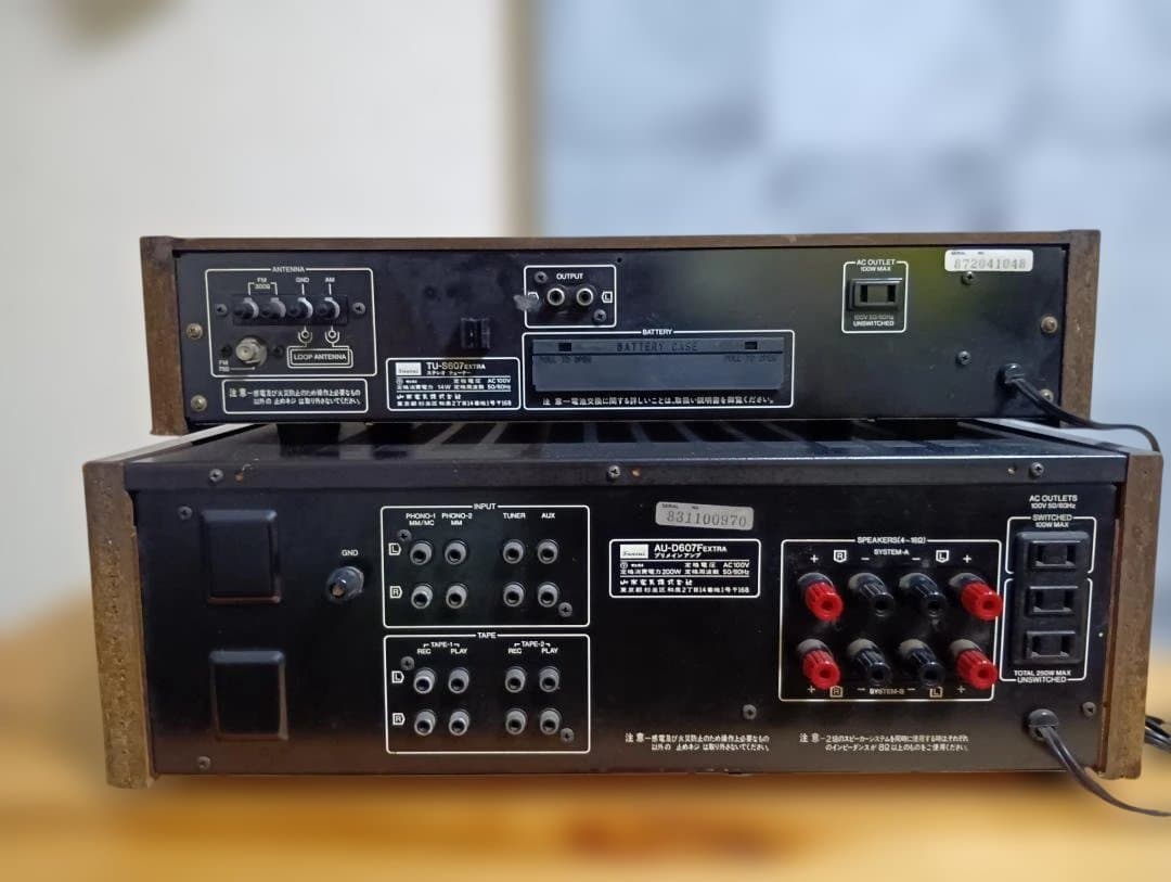SANSUI AU-D607F Extra　アンプとチューナー（おまけ）