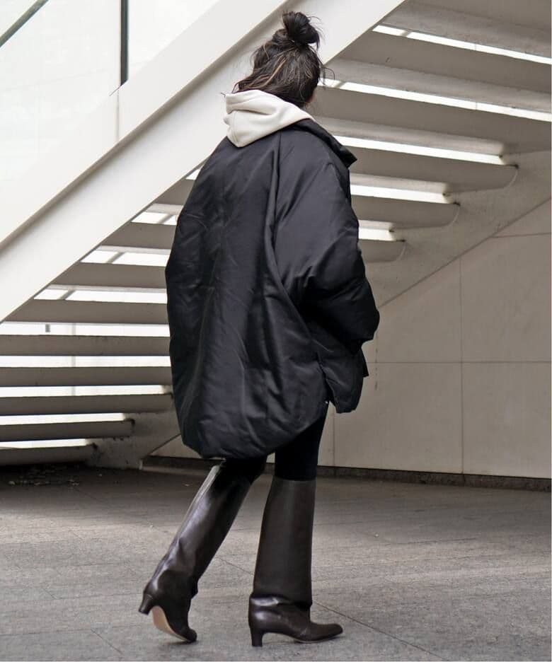 【新品】BERENICE　ブラックオーバーダウンジャケット