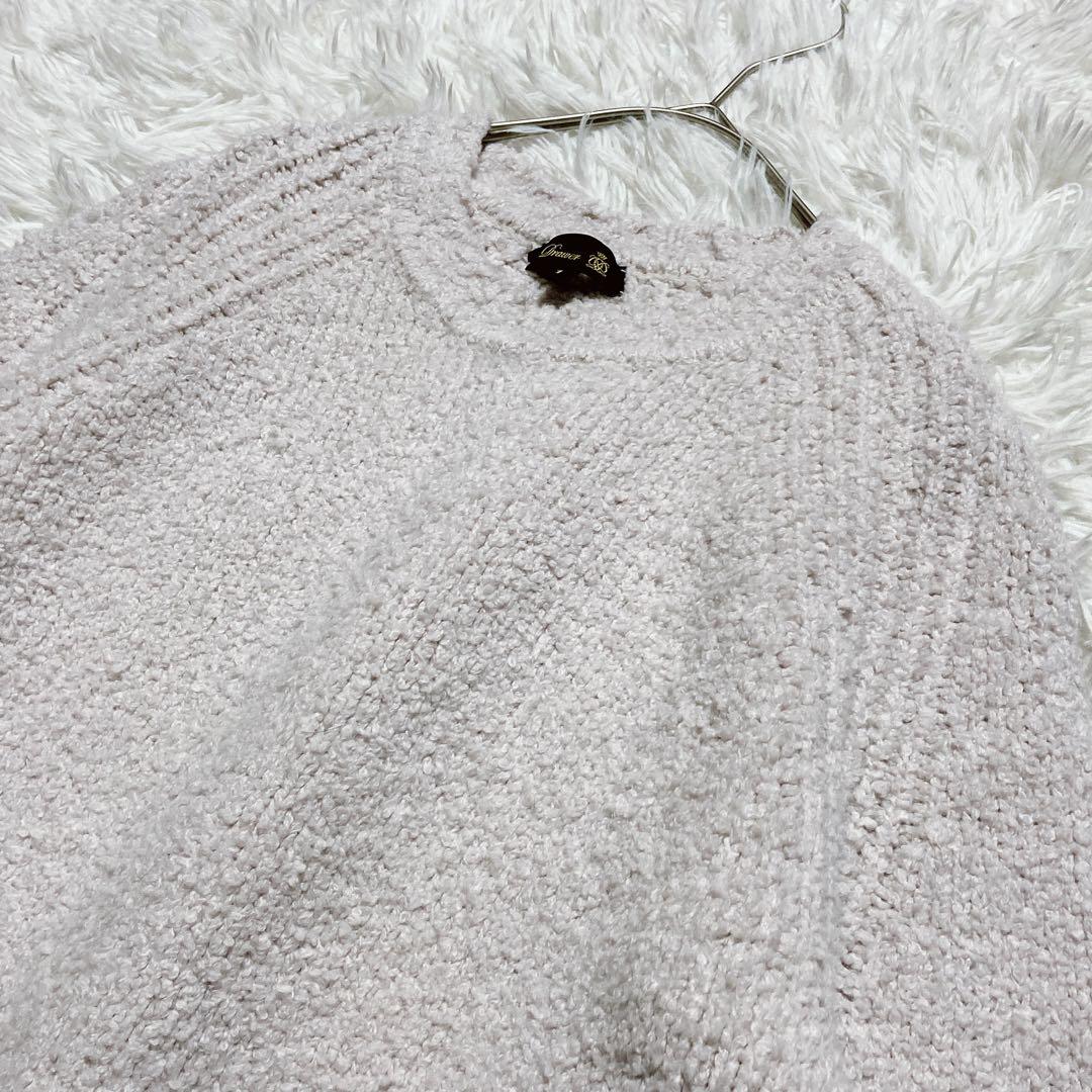 近年モデル⭐️Drawerドゥロワー　天竺編み カシミヤ混ニット セーター 1