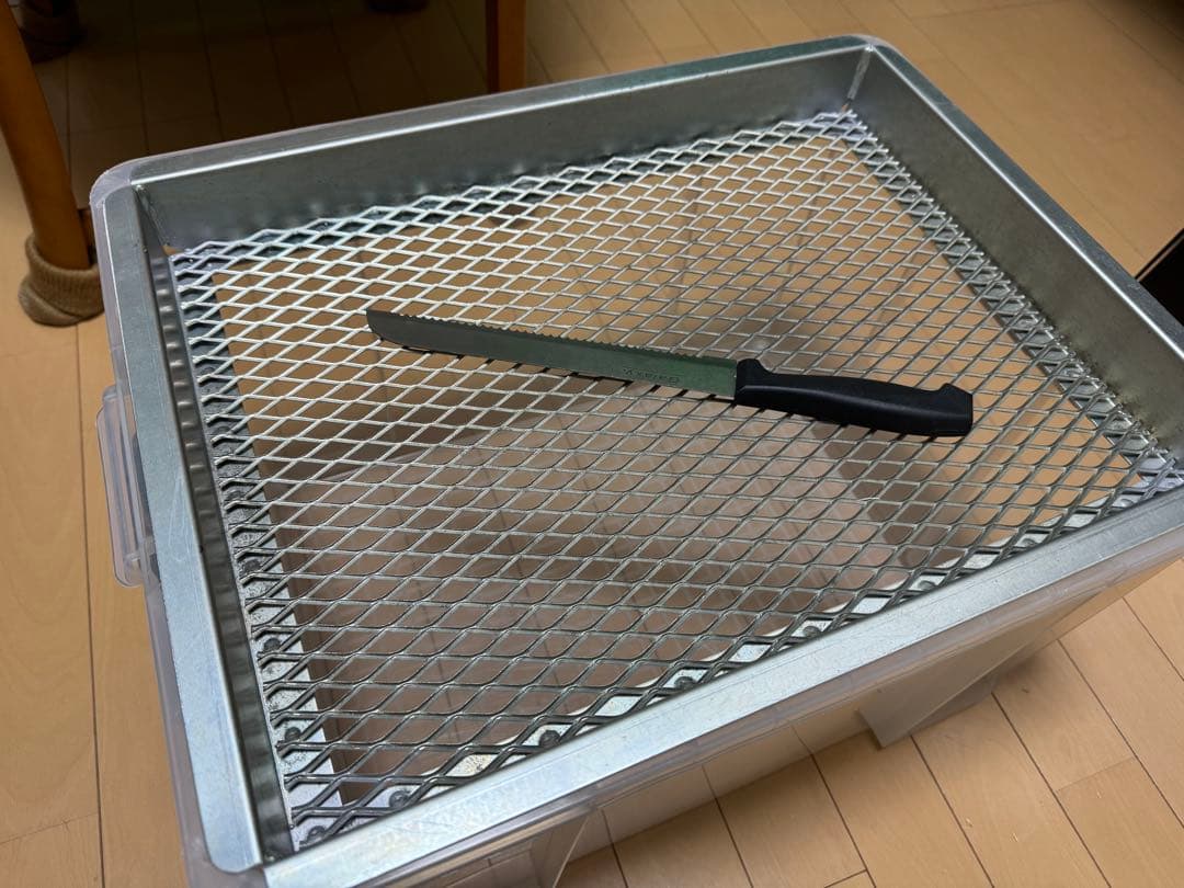 菌糸崩し　菌糸ブロック崩し