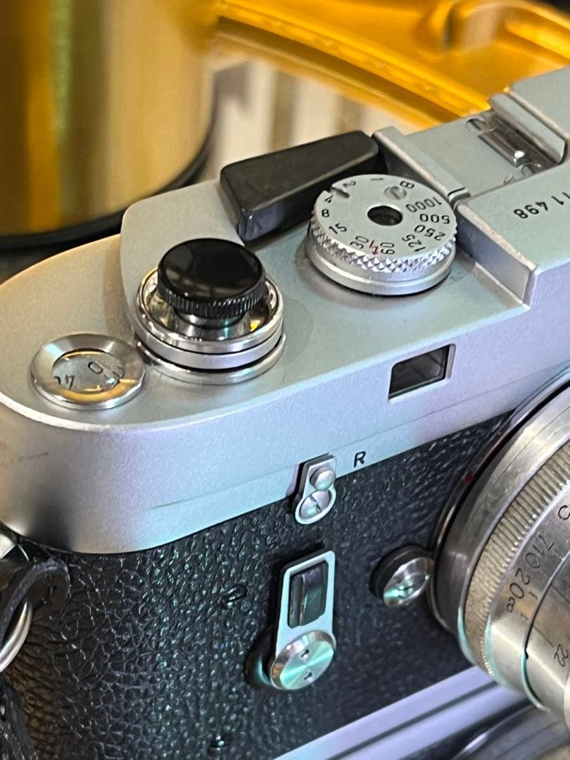 Leica M4 シルバー 121万番台 5cmレンズ Lマウントアダプター付