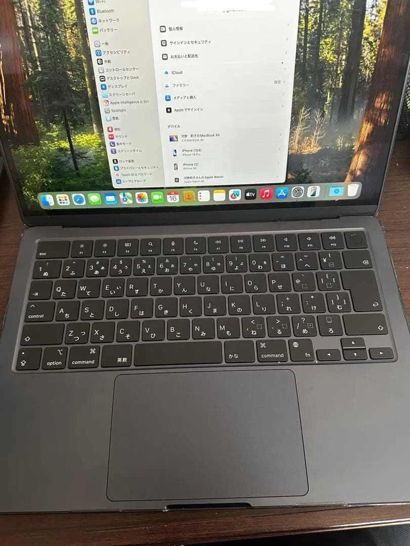 Apple MacBook Air 日本語キーボード　ミッドナイト