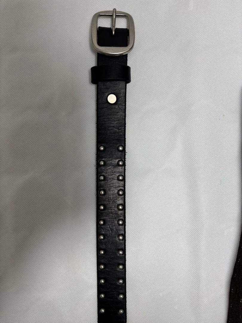 小物 JOHN LAWRENCE SULLIVAN STUDDED BELT