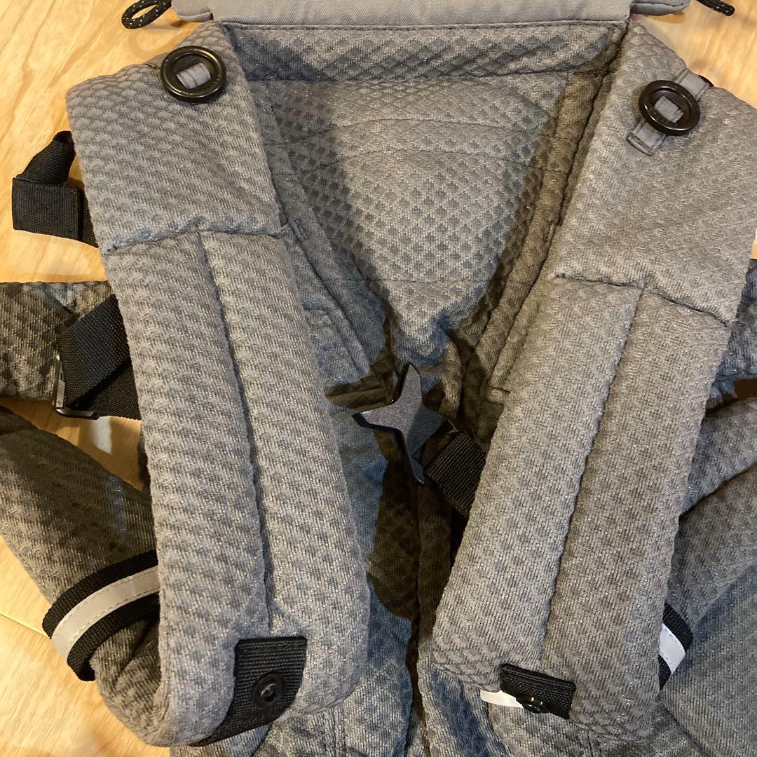 【美品】エルゴベビー抱っこ紐　オムニブリーズ　グラファイトグレー