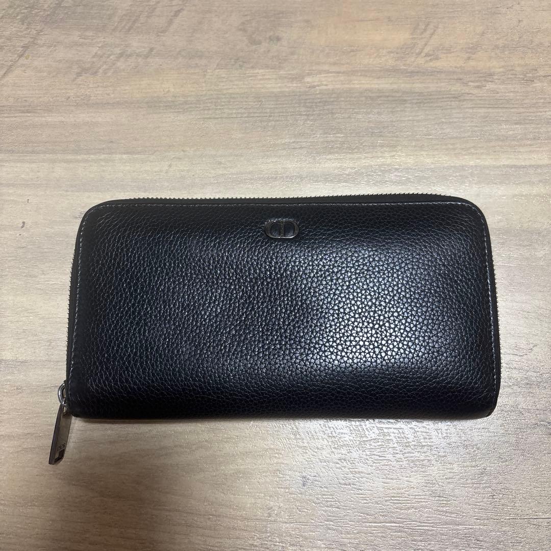 Dior 黒 レザー 長財布