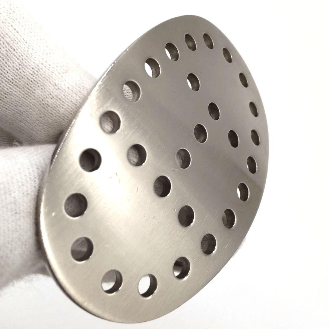 HERMES エルメス ベルト バックル シルバー パンチング