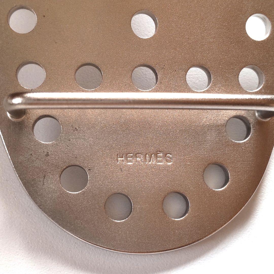 HERMES エルメス ベルト バックル シルバー パンチング