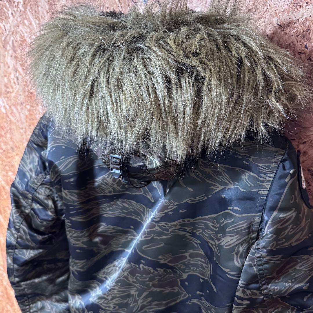 ヒステリックグラマー ダウンジャケット 迷彩 N-3B プリマロフト 木村拓哉