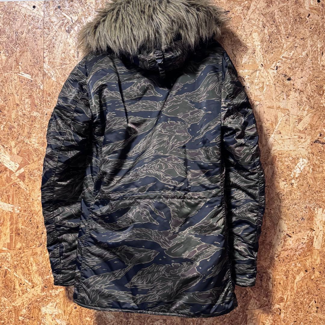 ヒステリックグラマー ダウンジャケット 迷彩 N-3B プリマロフト 木村拓哉