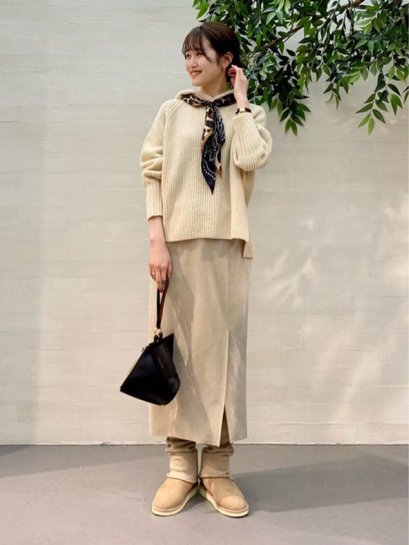 新品 未使用 スイコック ムートン ブーツ 23 cm US5 ショートブーツ