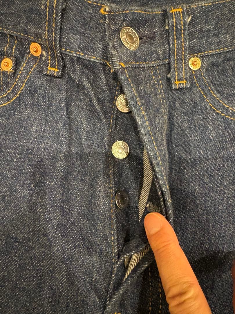 90s LEVI'S 501 USA製　濃紺　色残り良好　美品　刻印552