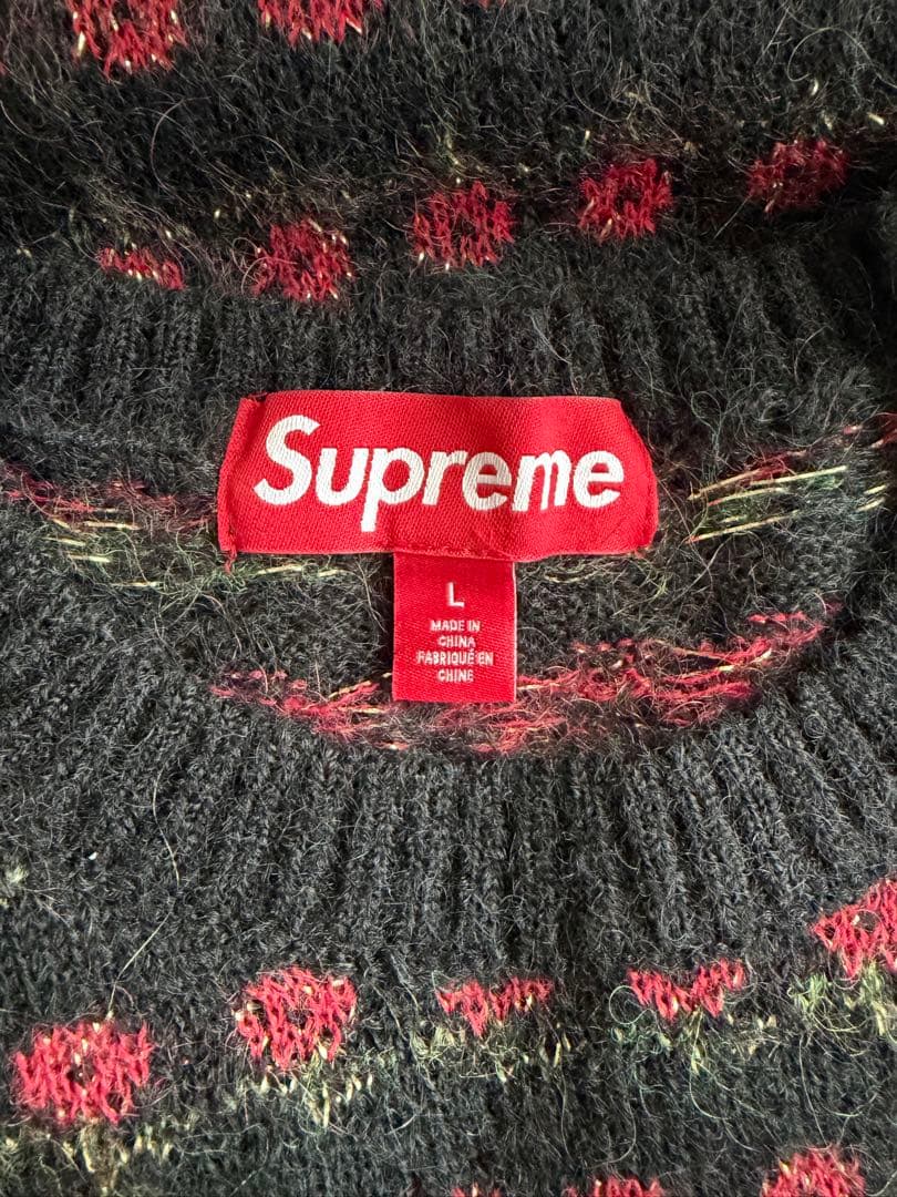トップス supreme Flower llic Sweater / L size