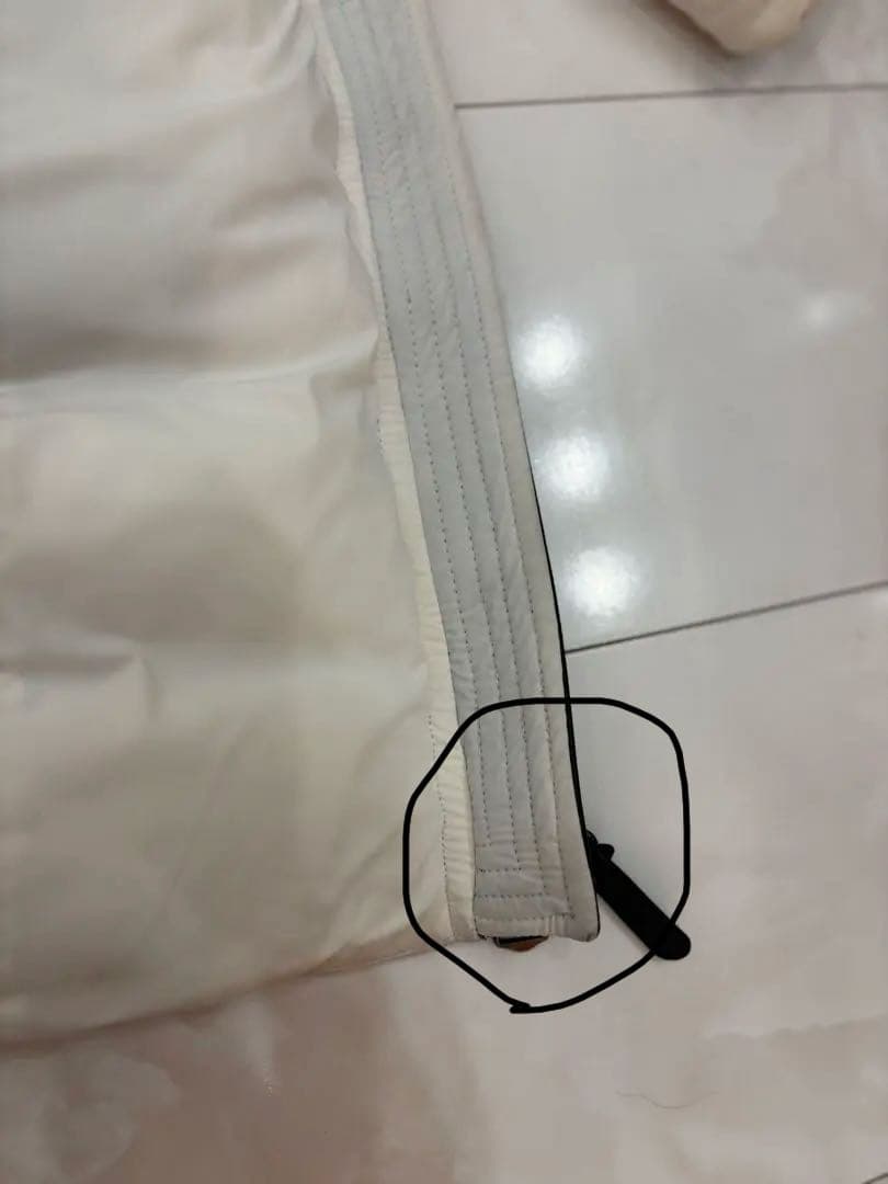 マッカージュ　ホワイト　ダウン　ロング　XS