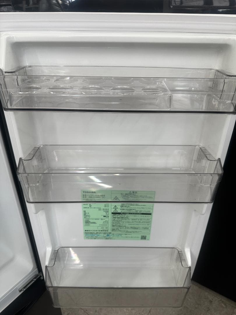 TOSHIBA　冷凍冷蔵庫　153L　GR-U15BS(K)　2023年製
