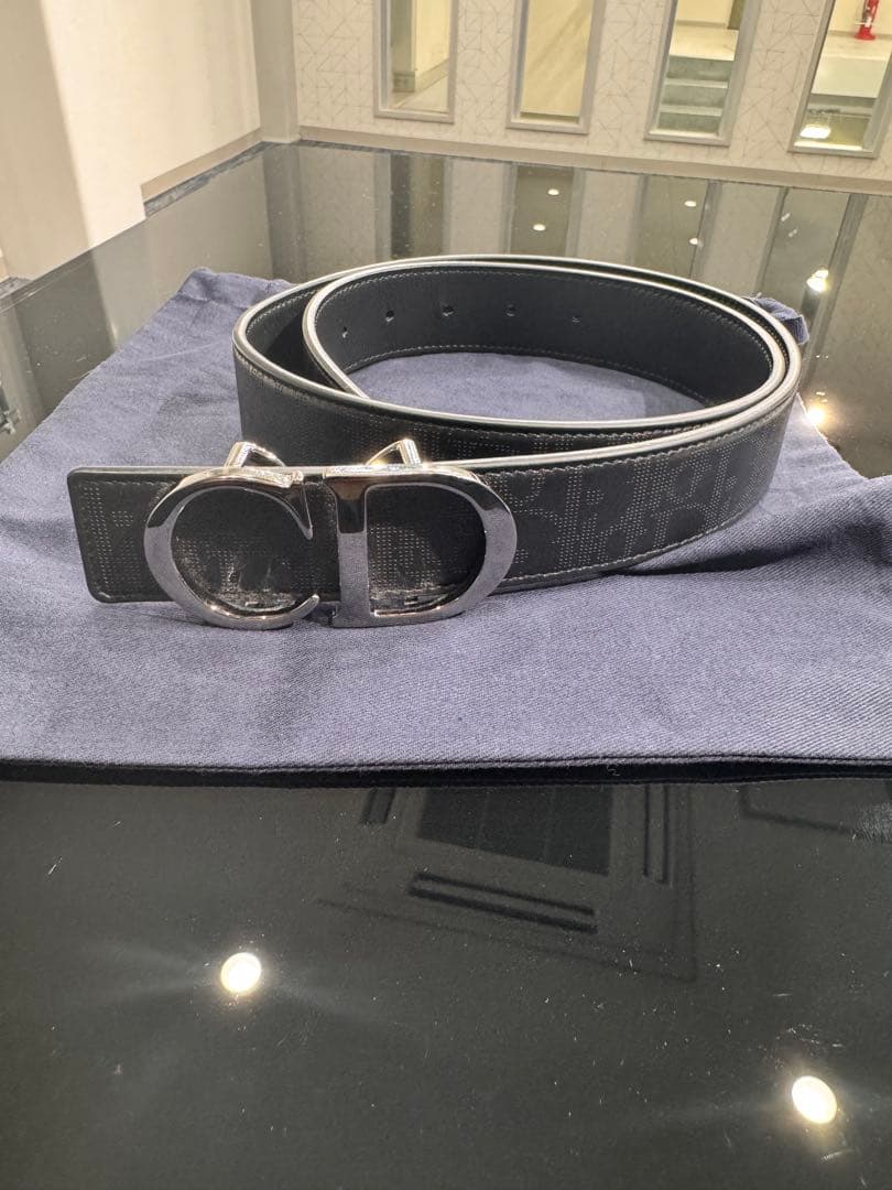 美品　ディオール　　CD ベルト　85