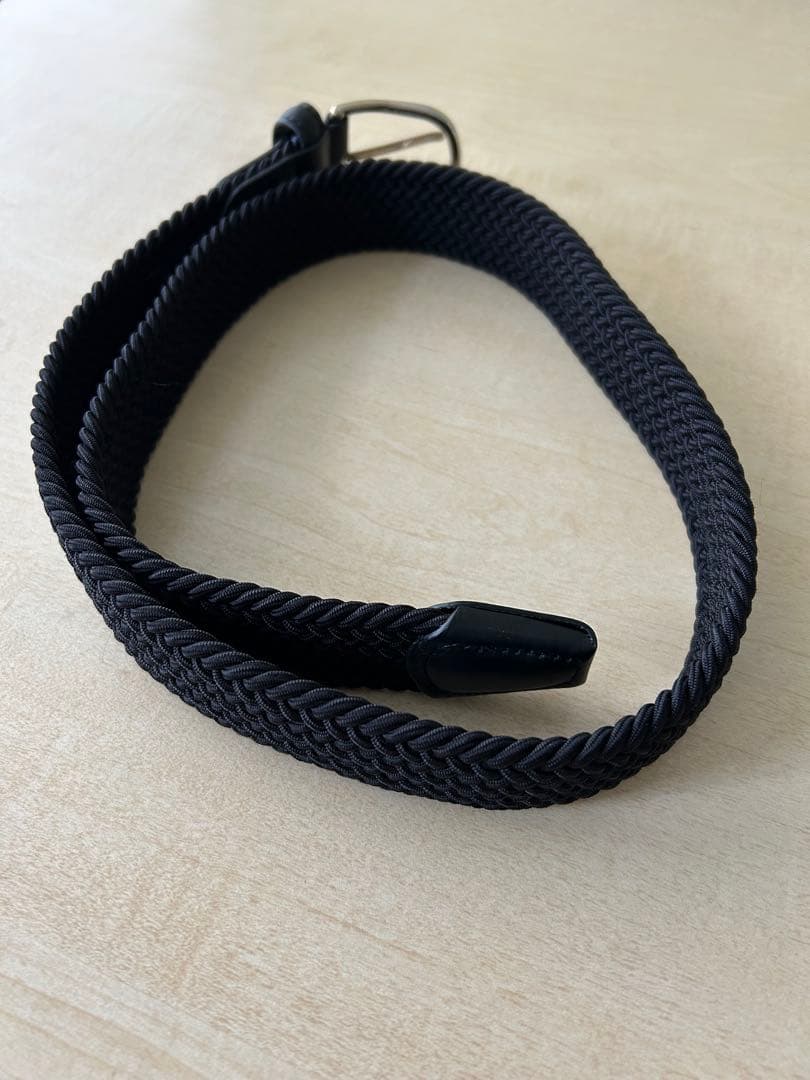 Anderson's ラバーメッシュベルト 35mm BLACK