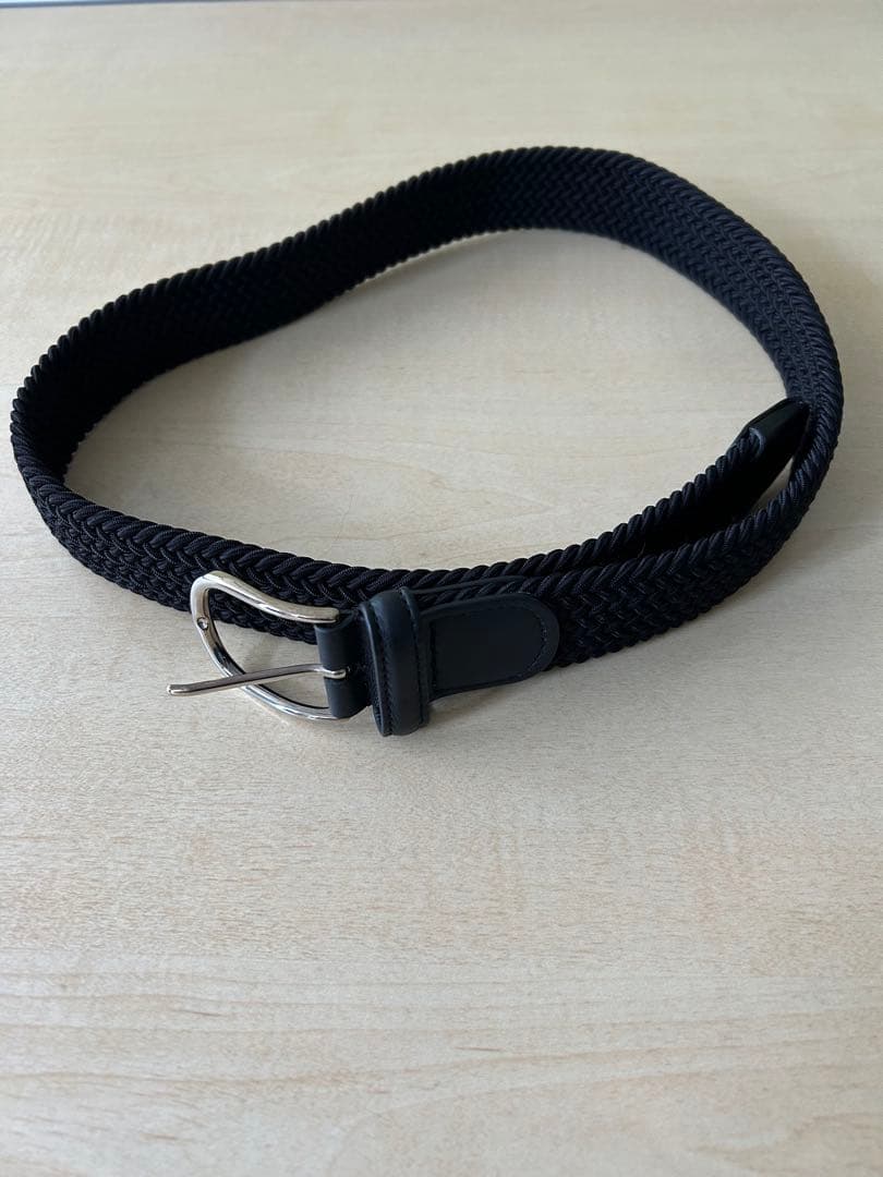 Anderson's ラバーメッシュベルト 35mm BLACK