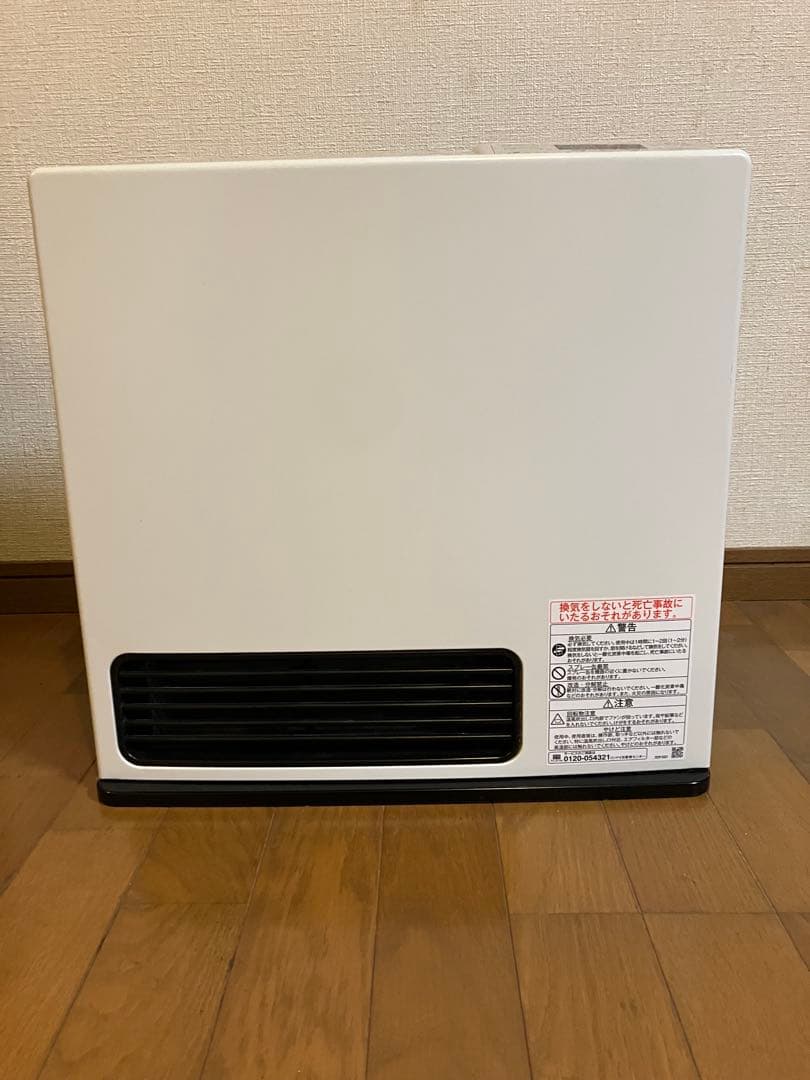 【美品】　都市ガス ファンヒーター リンナイ 2021年製
