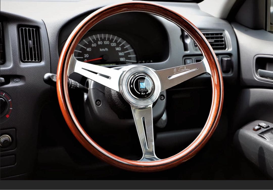 NARDIステアリング クラシック ウッド&ポリッシュスポーク14インチ 社外