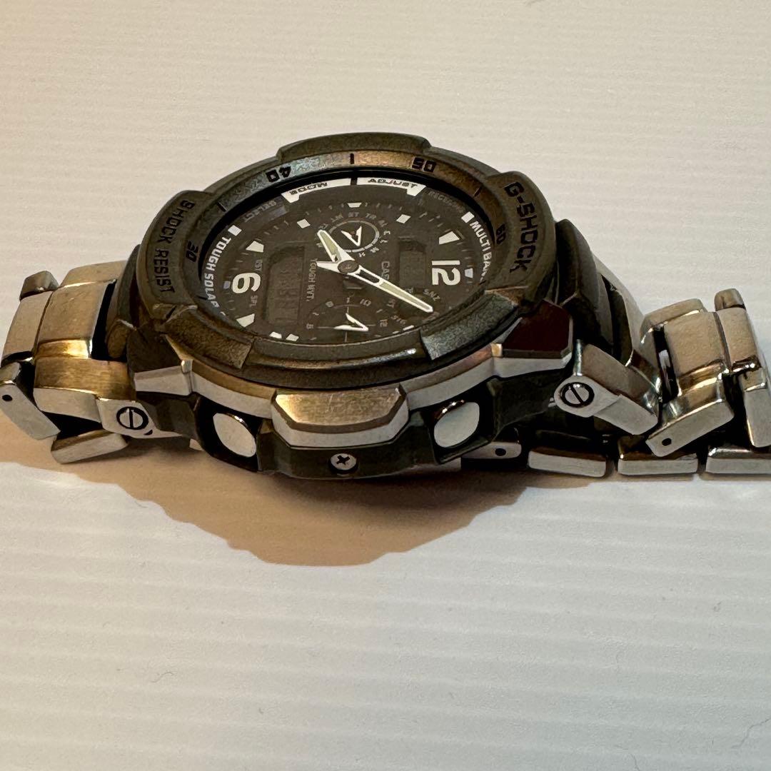美品 G-SHOCK GW-3500D 電波ソーラー メタルバンド
