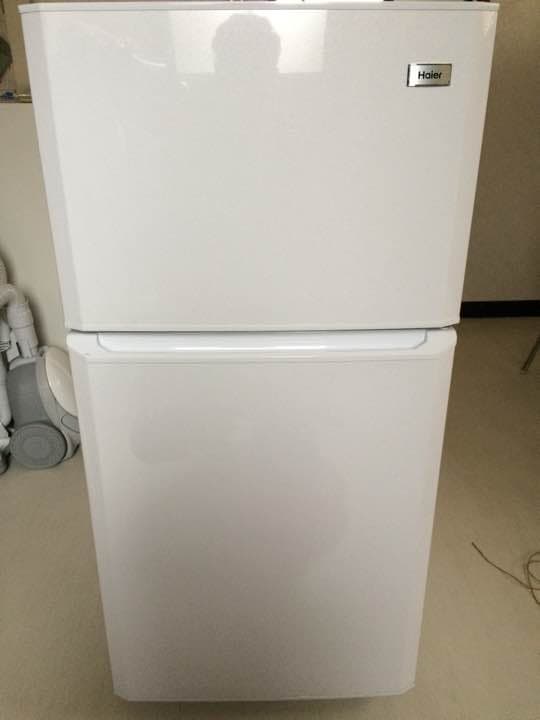 電子レンジと冷蔵庫のセット