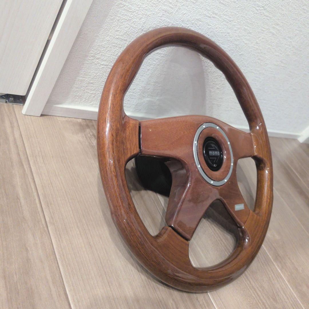 momo ウッドAL36 ステアリングホイール