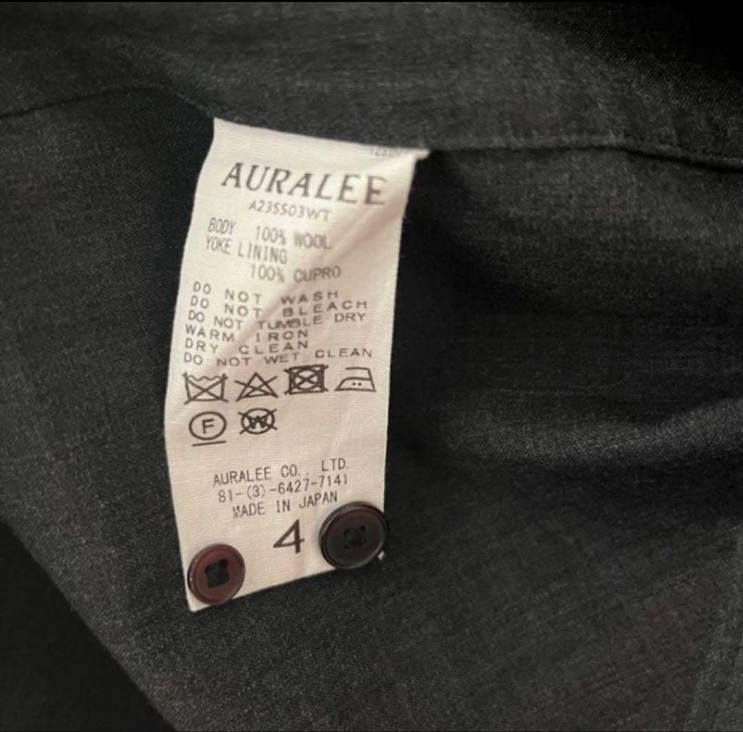 Auralee 23ss トロピカルウールシャツ　Size 4