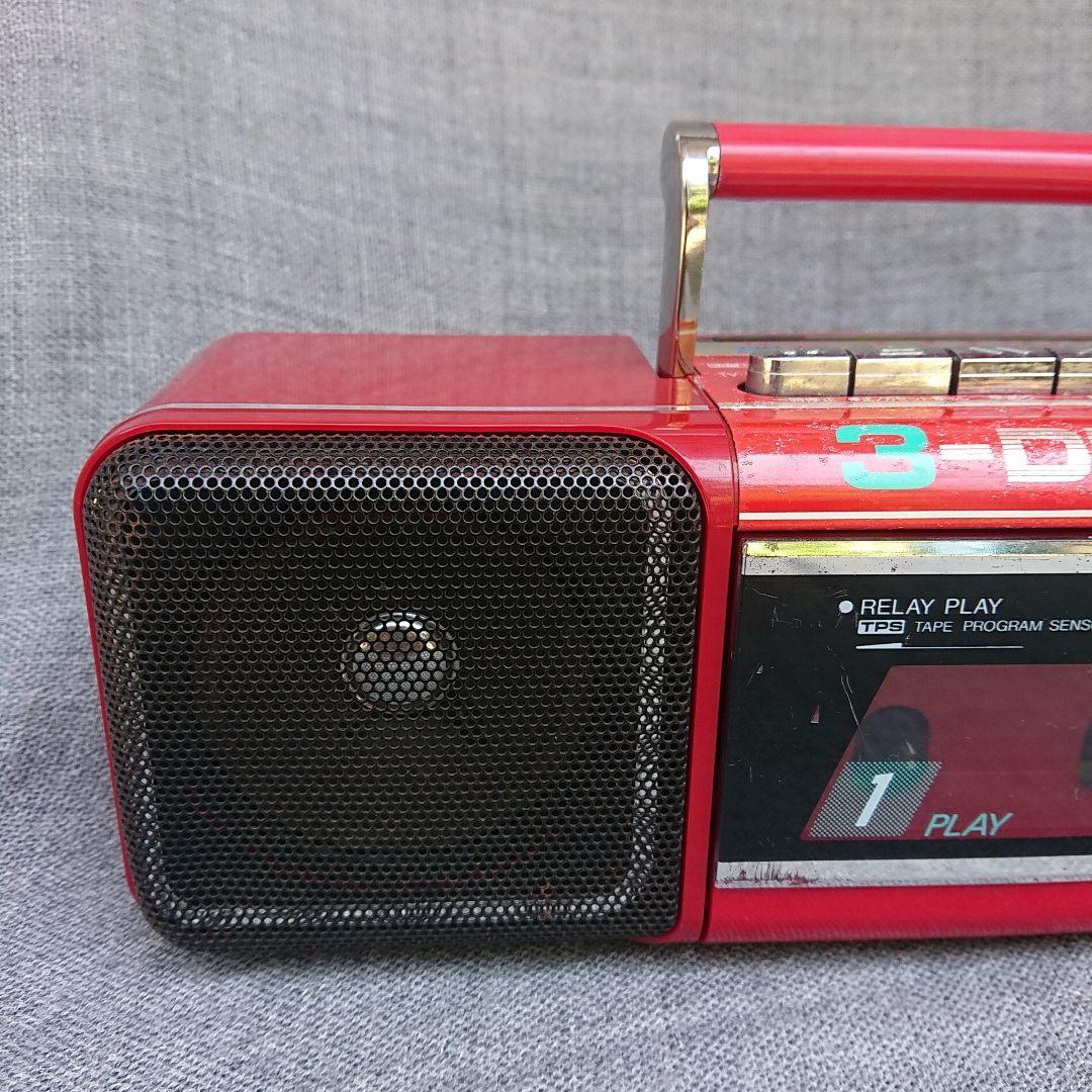 ナショナル　ラジカセ　RX-F333　3連カセット　ジャンク品