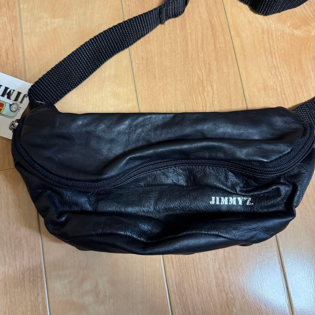 80~90's JIMMY'S レザー ウエストポーチ デッドストック