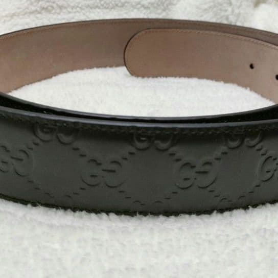 グッチ GUCCI ベルト GG グッチシマ インターロッキングG 黒