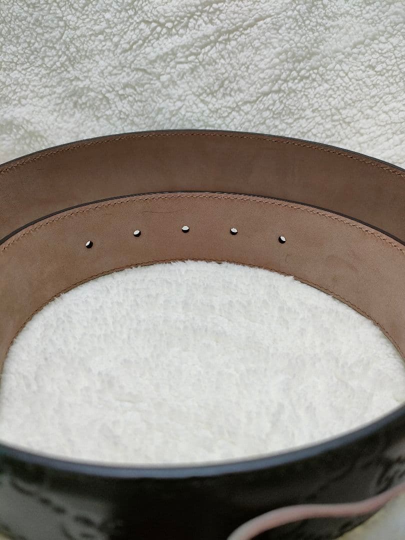 グッチ GUCCI ベルト GG グッチシマ インターロッキングG 黒