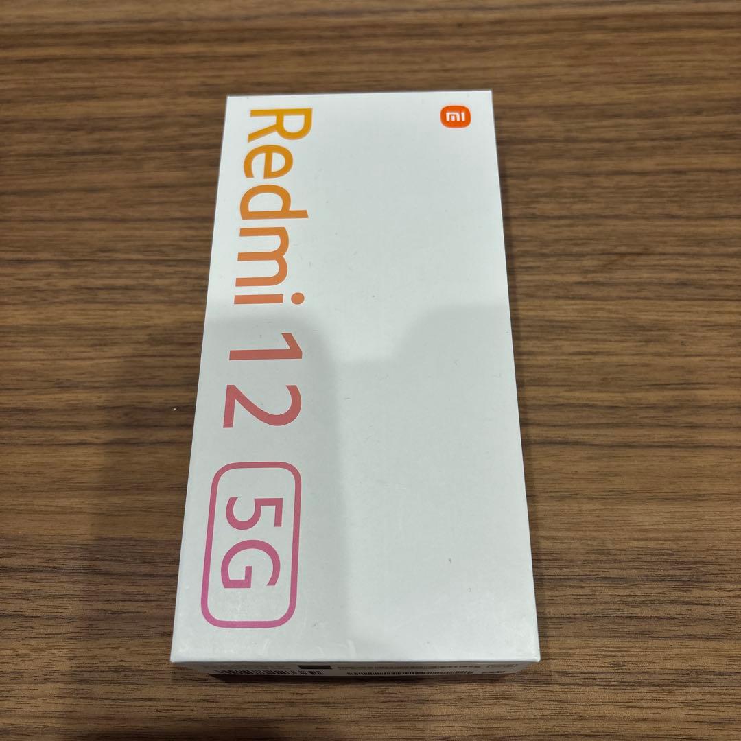 Xiaomi Redmi 12 5G 本体　ミッドナイトブラック