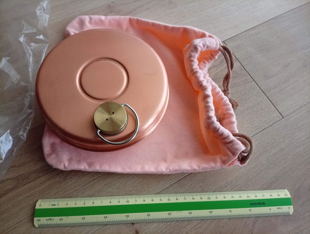 銅色 湯たんぽ 収納袋付き