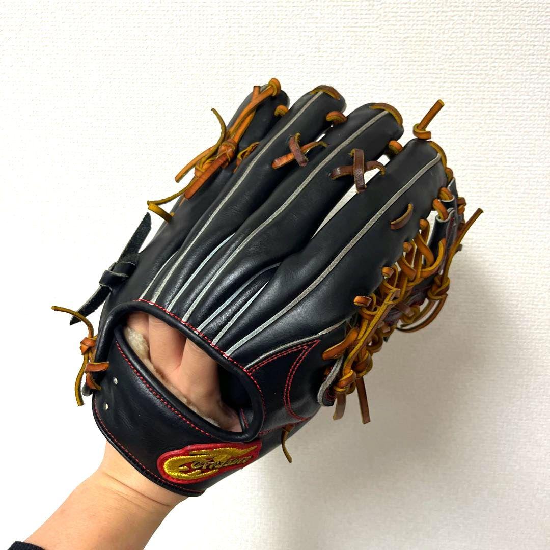 848 トレジャー 型抜群 極美品 即戦力 硬式 外野手用グローブ