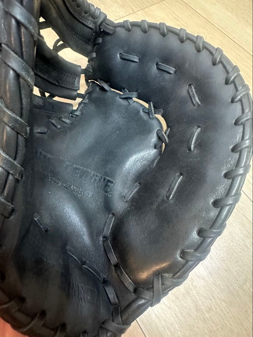 ミズノ ビューリーグ ファーストミット　軟式用　赤ビュー　ビックM 希少モデル