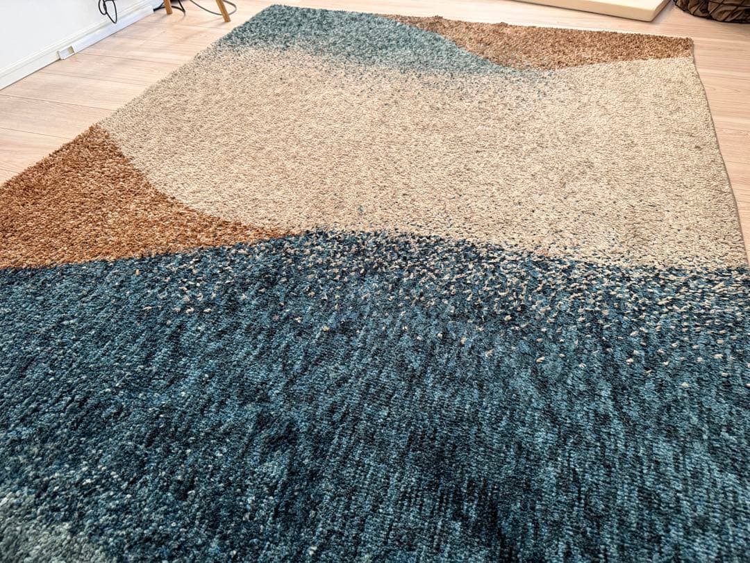 unico MOSTE ラグ 140×200 ブルーグリーン 定価27,500円