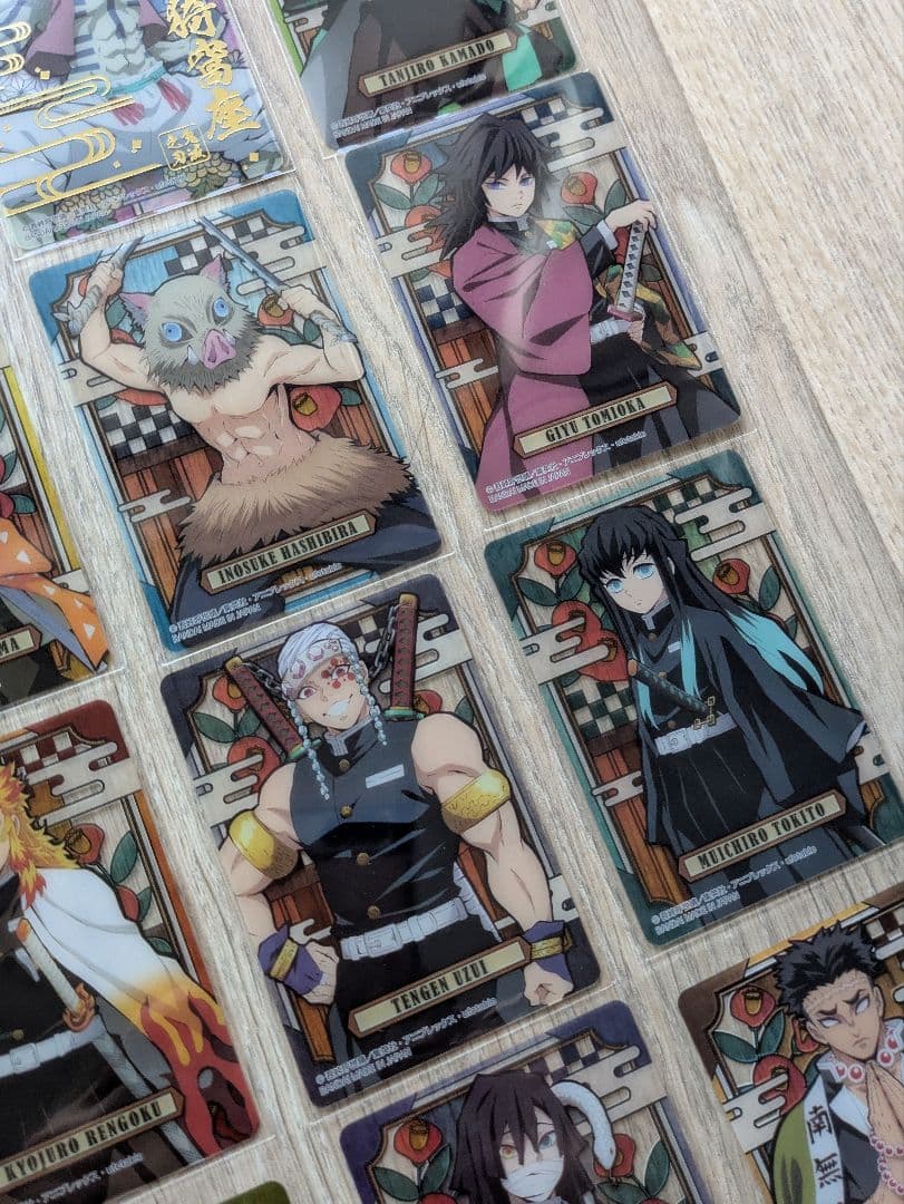 鬼滅の刃 自販機ver. ステンドグラスカード 20種コンプリート　フルコンプ