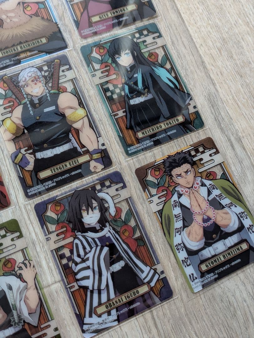 鬼滅の刃 自販機ver. ステンドグラスカード 20種コンプリート　フルコンプ