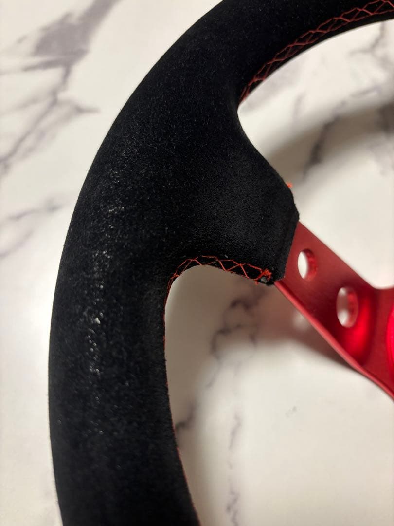 GOODGUN オリジナルステアリング レッド ハンドル本体