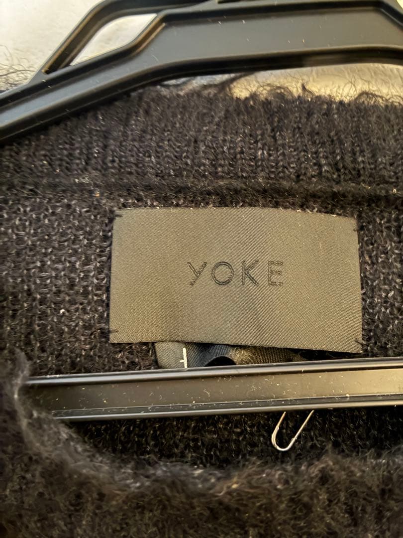 YOKE モヘア ニット ブラック