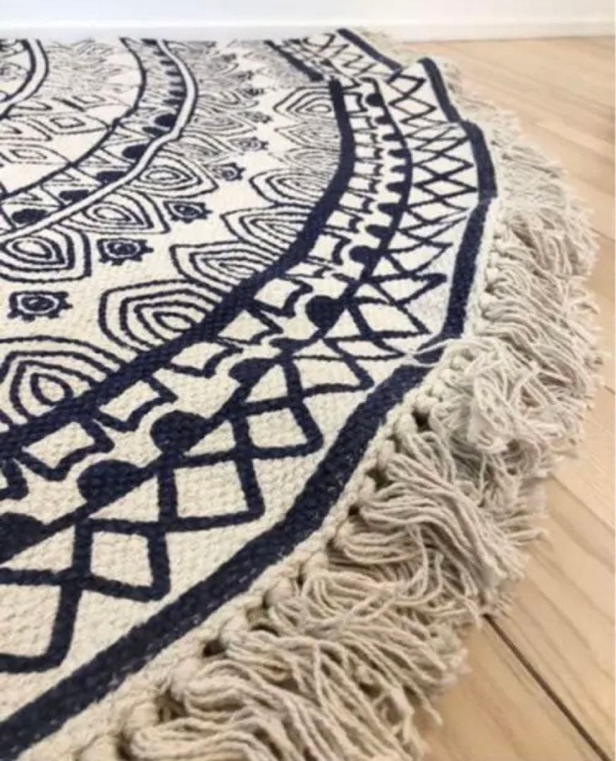 ラグ・カーペット round beach rug