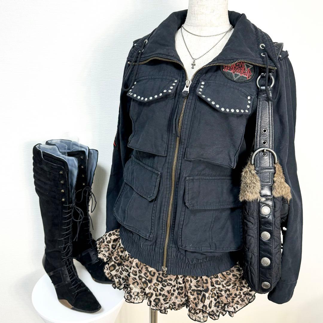 y2k✨️ 00s HYSTERIC GLAMOUR ジップアップ ジャケット