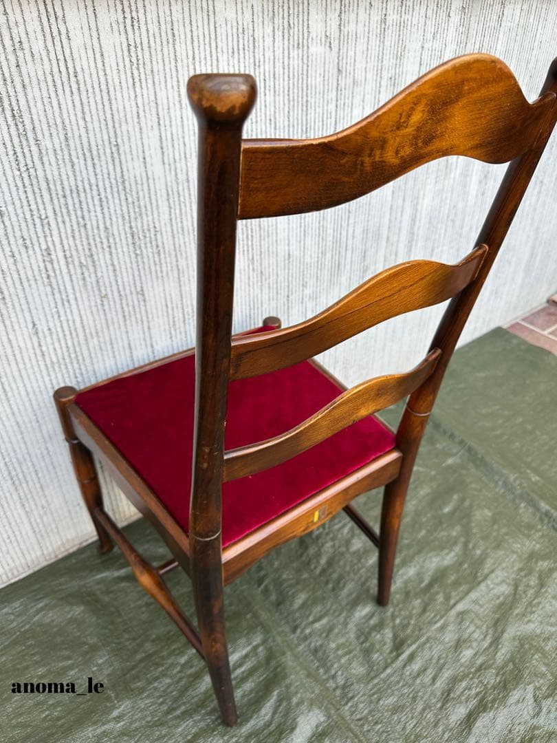 【ダイニングチェア】飛騨産業　ヴィンテージキツツキ　ラダーバックチェア