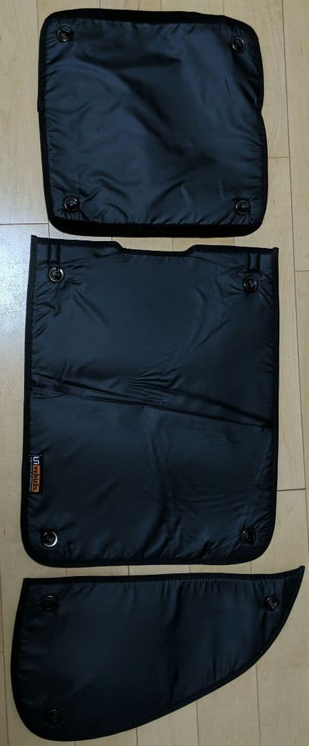 ハイエース200系ワイドボディ用遮光パッドリア5面