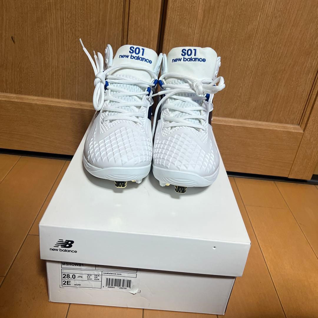 大谷翔平 new balance S01 スパイク