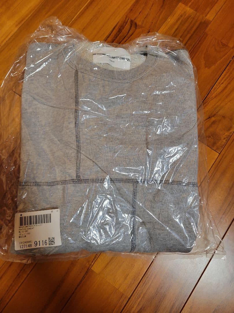 whizlimited PATCH SWEAT　Mサイズ　グレー