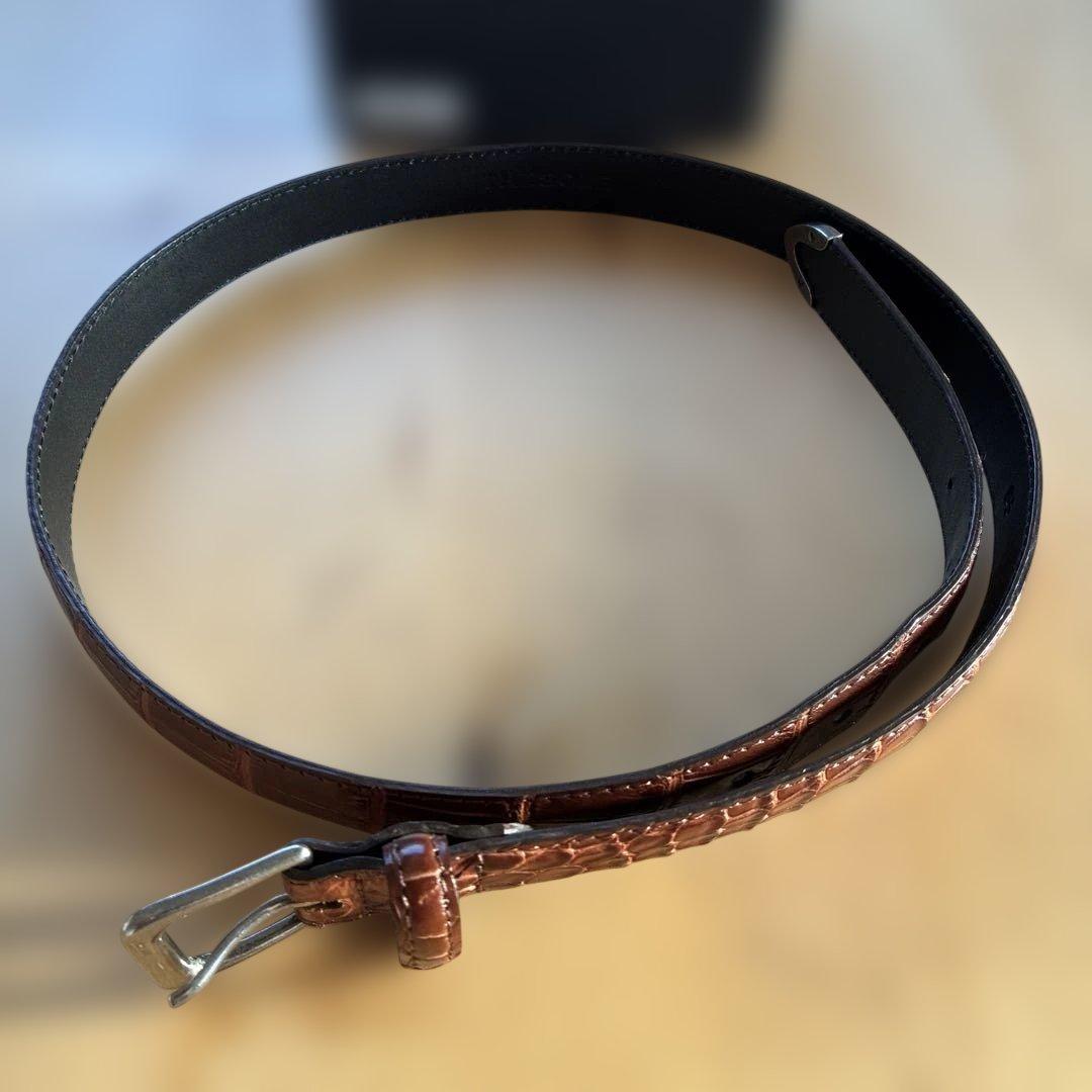 THESOLE ザソール　クロコダイルベルト　85 西口修平　ビームスエフ